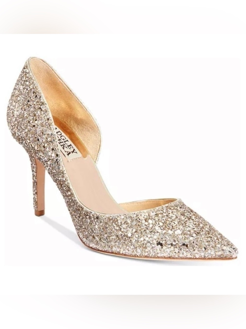 Badgley Mischka Daisy II pumps in Glitter